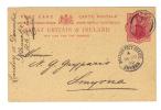 ENG115 - U.K. , Vittoria Intero  Per Smyrna (Turkey) Da London 15 De 1900. - Cartas & Documentos