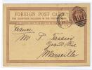 ENG120 - U.K. , Vittoria Intero  Per Marseille  (France) Da Bradford  7 Fe 1879. - Storia Postale