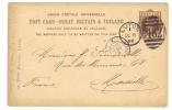 ENG129 - U.K. , Vittoria Intero  Per Marseille  (France) Da Luton  8 De 1888 - Briefe U. Dokumente