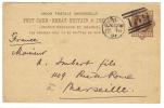 ENG131 - U.K. , Vittoria Intero  Per Marseille  (France) Da Glasgow  16 Fe 1891 - Brieven En Documenten