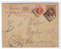 ENG136 - U.K. , Vittoria Intero  Per  Berlin  (Germany) Da London 9 De 1897 - Storia Postale