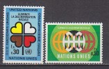 H0464 - UNO ONU GENEVE N°19/20 ** RACISME - Nuevos