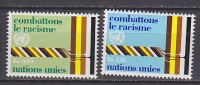 H0496 - ONU UNO GENEVE N°68/69 ** RACISME - Unused Stamps