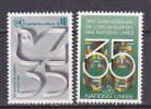 H0583 - ONU UNO GENEVE N°92/93 ** - Ungebraucht