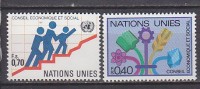 H0584 - ONU UNO GENEVE N°94/95 ** ECONOMIE - Neufs