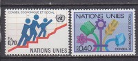 H0584 - ONU UNO GENEVE N°94/95 ** ECONOMIE - Ungebraucht