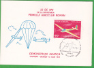 Romania.  1978.The First Roman Aeroclub-55 Years Old. Special Cancell. - Fallschirmspringen