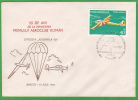 Romania ,1978 , The First Roman Aeroclub-55 Years Old. Special Cancell. - Parachutisme