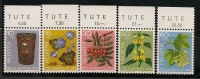 SWITZERLAND - 1975  PRO JUVENTUDE - FLOWERS  - Marginal Set  Yvert # 994/8 - MINT NH - Unused Stamps