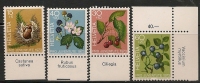 SWITZERLAND - 1973 PRO JUVENTUDE - FLOWERS  - Marginal Set  Yvert # 943/6 - MINT NH - Neufs