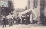 CPA 63 @ MANZAT @ Le Marché Aux Cheveux Au Pied De L' Eglise En 1906 @ Métiers - Métier - Manzat