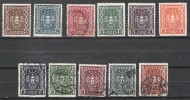 Autriche - 1922 - Y&T 282/9 & 323/5 - Michel 398/408 - Neuf * & Oblit. - Neufs