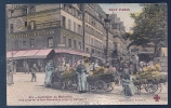 Carrefour De Belleville, Vue Prise De La Rue Pierre-Nys (animation, Marchandes De 4 Saisons - Paris (20)