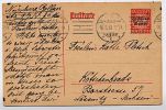 BAYERN P104 Postkarte Nürnberg - Kötzschenbroda 1919  Kat. 5,00 € - Entiers Postaux