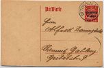 BAYERN  P104  Postkarte  Öttingen - Chemnitz 1919  Kat. 5,00 € - Postal  Stationery