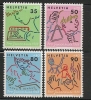 SWITZERLAND - 1988  PRO JUVENTUDE -  Yvert # 1309/1312 - MINT NH - Neufs