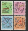 SWITZERLAND - 1988  PRO JUVENTUDE -  Yvert # 1309/1312 - MINT NH - Ungebraucht