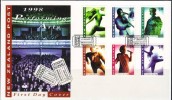 Nouvelle-Zelande New Zealand 1998 Yvertn° 1584-89 (°) Oblitéré FDC Cote 13 € Arts Moderne - FDC