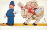Mabel Lucie Attwell Artisti Signed, Police Cute Children Humor, C1930s Vintage Postcard - Attwell, M. L.