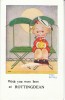 Mabel Lucie Attwell Artisti Signed, Cute Children Rottingdean Fold-out Multi Views, C1930s Vintage Postcard - Attwell, M. L.