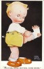 Mabel Lucie Attwell Artisti Signed, Cute Children Humor Holes In Socks Shoes C1930s Vintage Postcard - Attwell, M. L.