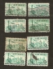 Z3-1. United States, USA 1947 - 15 C Air Mail - Lot Set Of 8 - 2a. 1941-1960 Usados