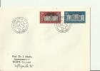 NORWAY 1964 - FDC  EDSVOLL ASSEMBLY FLOWN TO SWITZERLAND  W 2 STAMPS  OF50- 90 OSLO MAY  11 NOR 2 - FDC