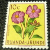 Ruanda-Urundi 1953 Flowers Dissotis 10c - Mint - Unused Stamps