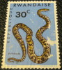 Rwanda 1967 Snakes Python 30c - Mint Damaged - Unused Stamps