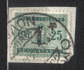 ENG21d - R.S.I. , Segnatasse Il 25 Cent  Fascetto Su Frammentino - Postage Due