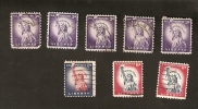 Z4-2. Unites States, USA, Lot Set Of 8 - In God We Trust - Liberty - Collections