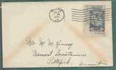 USA - BYRD ANTARTIC EXPEDITION Single Stamp For SS - Scott # 735a On COVER From BARRE, MT To VERMONT - Lettres & Documents