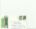 EUROPA CEPT 1986 NETHERLANDS -  FDC  FLOWN TO U.KINGDOM -  W 2 STAMPS OF 50-70 Cents HERTOGR  NED EU 26 - 1986