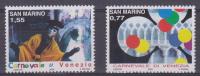 SAN MARINO 2004    Serie Completa 2 Sellos Nuevos CARNAVAL DE VENECIA   S-850 - Neufs