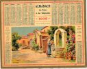 - CALENDRIER 1935 - Coin De Village ( Ile D'Oléron )  - 441 - Grand Format : 1921-40