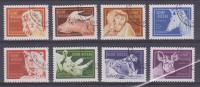 GUINEA BISSAU Lote 8 Sellos Animales León-Cebra-Mono-Hipopotamo-Rinoceronte     S-857 - Neushoorn