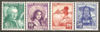 Switzerland 1938 Mi# 331-334 ** MNH - Neufs