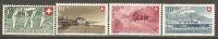 Switzerland 1947 Mi# 480-483 ** MNH - Unused Stamps