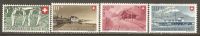 Switzerland 1947 Mi# 480-483 ** MNH - Neufs