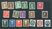 Germany 1925-6 Accumulation MH Complete Sets - Unused Stamps