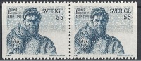 1969 SVEZIA ALBERT ENGSTROM 55+55 ORE MNH ** - SV069 - Nuovi