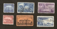 Z4-6. Unites States, Lot - Set Of 6 - 1955 1956 - New York Coliseum - Children - Nassau Hall - Monticello Mount Veron - Collezioni & Lotti