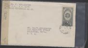 T)1944 CENSORED COVER FROM RUSSIA TO  USA,ORDER OF PATRIOCT WAR STAMP.- - Briefe U. Dokumente