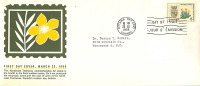 1966 Nortwest Territories   Floral Emblem  Sc 429  Schering  English  Text Cachet - 1961-1970