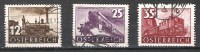 Autriche - 1937 - Y&T 503/5 - Oblit. - Gebraucht