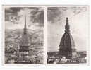 PO4316# TORINO - MOLE ANTONELLIANA - PRIMA E DOPO IL CICLONE DEL '53  No VG - Mole Antonelliana