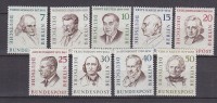 N5319 - BERLIN Yv N°144/51 ** CELEBRITES - Unused Stamps