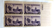 USA 1948 -WISCONSIN  BLOCK  MNH** - 1941-80