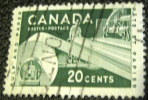 Canada 1953 Pulp And Paper 20c - Used - Gebraucht