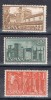 Serie Monasterio Guadalupe 1959, Edifil Num 1250-1252 ** - Unused Stamps
